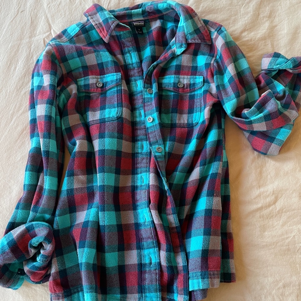 Patagonia organic cotton flannel shirt